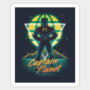 Retro Earth Defender Sticker